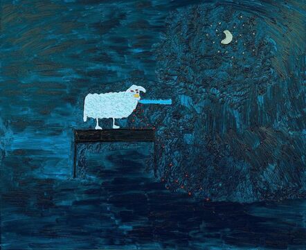 Ecaterina Vrana, ‘Blue Sheep’, 2016