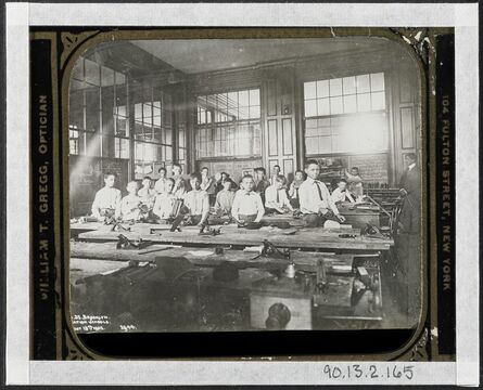 Jacob A. Riis, ‘Manual Training Class, Public School’, 1902