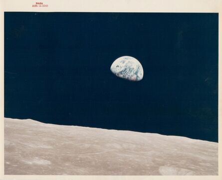 William Anders, ‘Earthrise, the first ever witnessed by human eyes, Apollo 8, December 1968’