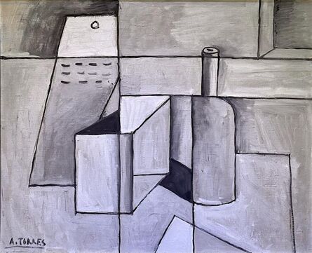 Augusto Torres, ‘Construcción en blanco y negro’, ca. 1975