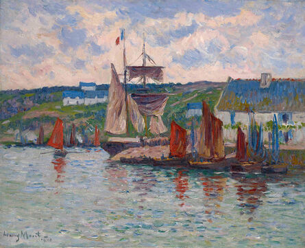Henry Moret, ‘Port en Bretagne’, 1910