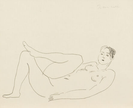 Henri Matisse, ‘Nu couché, jambe repliée – Étude de jambes’, 1925