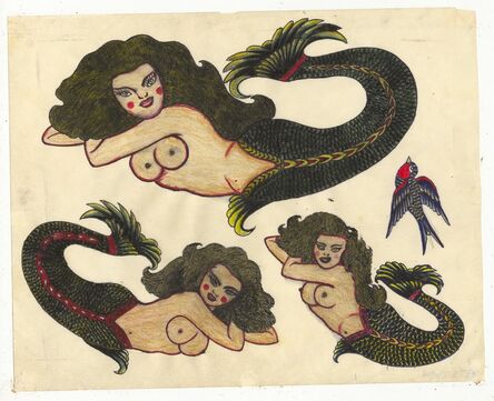 Rosie Camanga, ‘Untitled (Mermaids)’, ca. 1950