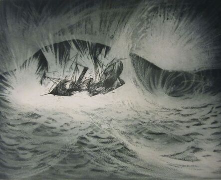 David Blackwood, ‘Wreck of the S.S. Ranger  A/P’, 1973
