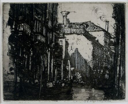 Donald Shaw MacLaughlan, ‘The Dark Canal, Venice’, 1908