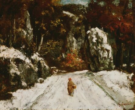 Gustave Courbet, ‘Winter in the Jura’, ca. 1875