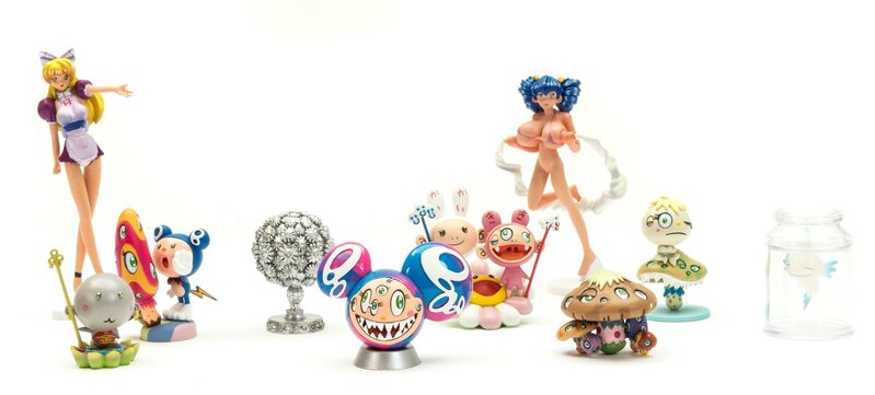 Takashi Murakami, ‘Superflat Museum (Convenience Edition)’, 2004, Sculpture, The complete set of ten painted vinyl multiples, Forum Auctions