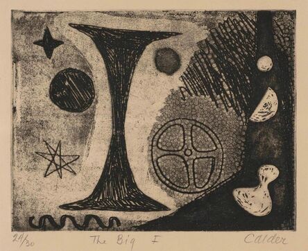Alexander Calder, ‘THE BIG I’, 1944
