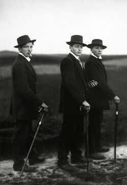 August Sander, ‘Young Farmers’, ca. 1914