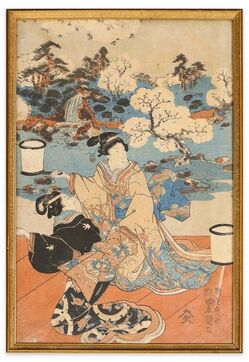 Utagawa Kuniyoshi, ‘Kabuki Scene’, Mid 19th Century