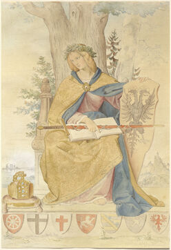 Philipp Veit, ‘Germania’, 1833/1836