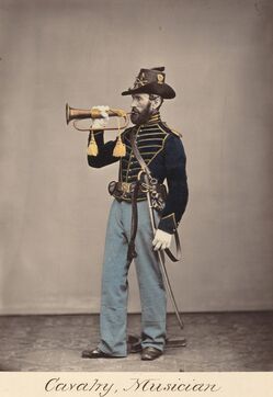 O.H. Willard's Galleries, ‘Cavalry, Musician’, ca. 1864