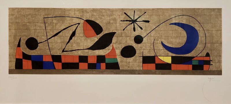 Joan Miró, ‘Mur De La Lune (D.471).’, 1958, Print, Lithograph in colors on Arches paper, Off The Wall Gallery