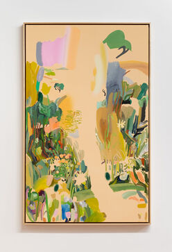 Holly Osborne, ‘Field with Cowgirl and Horse’, 2024