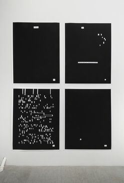 Cara Cole, "Illuminated Manuscript", installation view