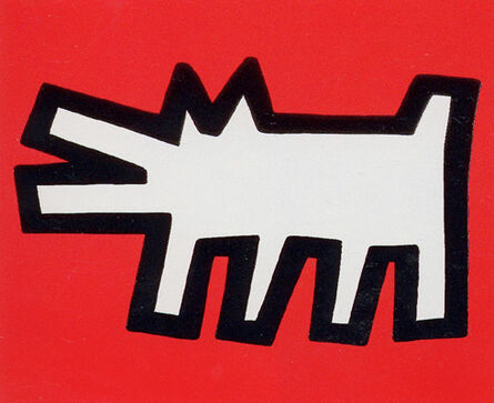 Keith Haring, ‘Icons (B) - Barking Dog’, 1990