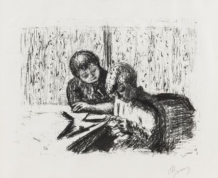 Pierre Bonnard, ‘La Lettre (Bouvet 98)’, circa 1925