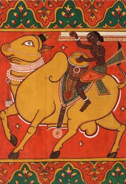 K Sreenivasulu, ‘Bull Rider’, ca. 1950