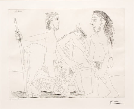 Pablo Picasso, ‘Television: Combat de Chars a l"Antique, from the 347 Series’, 1968
