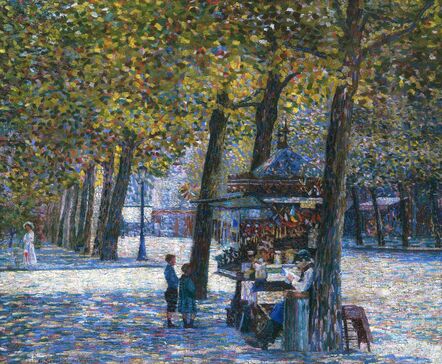 Gino Severini, ‘The Candy Seller (Avenue Trudaine)’, 1908