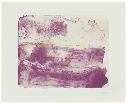Helen Frankenthaler, ‘Lilac Sweep’, 2006
