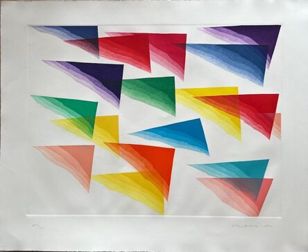 Piero Dorazio, ‘Color fax IV’, 1990