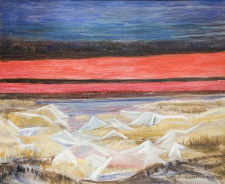 Marguerite Zorach, ‘Frozen Marshes at Dawn’, ca. 1950