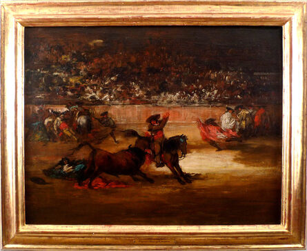 Eugenio Lucas Velázquez, ‘Sangre en la Fiesta’, ca. 1860
