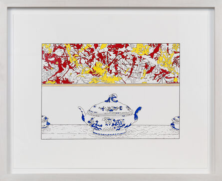 Louise Lawler, ‘Pollock and Tureen (traced and painted), Seventh’, 2015
