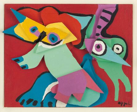 Karel Appel, ‘Jumping Fox with Green Virgin’, 1975