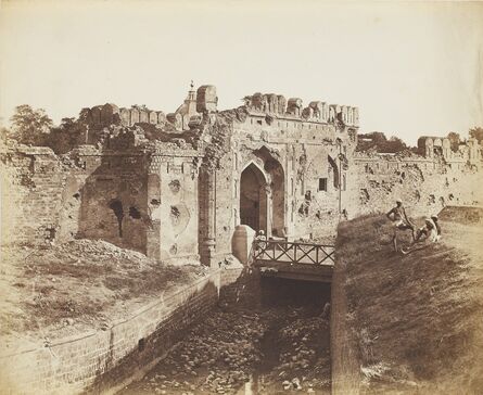 Felice Beato, ‘Cashmere Gate, Delhi’, 1858