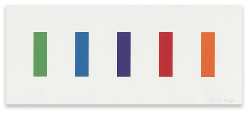 Ellsworth Kelly, ‘Color Panels’, 2011, Print, 5-color lithograph, Upsilon Gallery
