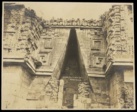 Claude Joseph Désiré Charnay, ‘[Governor's Palace (Uxmal, Mexico): south arch]’, 1882