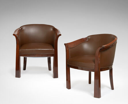 Pierre Chareau, ‘Pair of Armchairs model MF208’, 1929