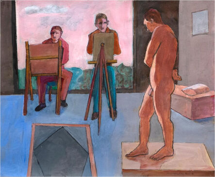 William Theophilus Brown, ‘Two Artists with Model’, 2009