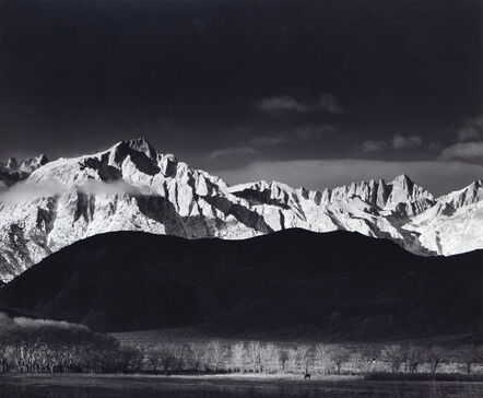 Ansel Adams, ‘Winter Sunrise, Sierra Nevada from Lone Pine’, 1944