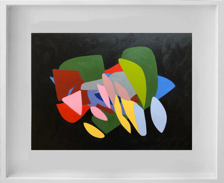 Alejandra Quintanilla, ‘Formas, Oil on paper. (Framed)’, 2019