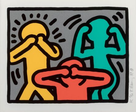 Keith Haring, ‘Pop Shop III’, 1989