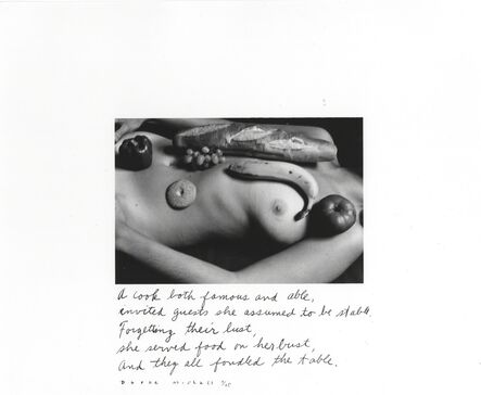 Duane Michals, ‘Esta with Fruit (Food Lust)’, 1975