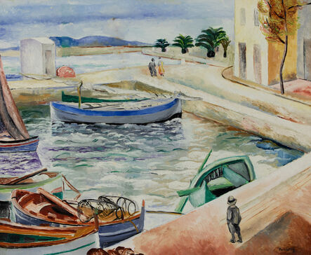 Moïse Kisling, ‘Le port de Sanary’, 1919
