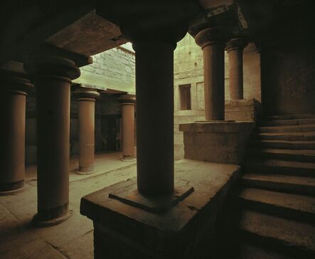 ‘Palace of Knossos (view of courtyard)’
