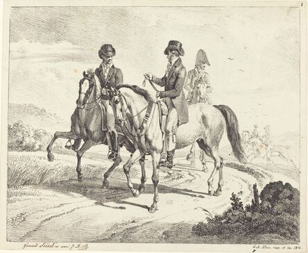 Johann Adam Klein, ‘Outing on Horseback’, 1811