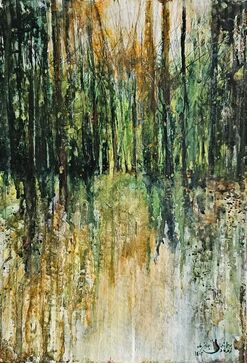 Samaneh Zendehdel, ‘Inverted Forest Sunset’, 2022