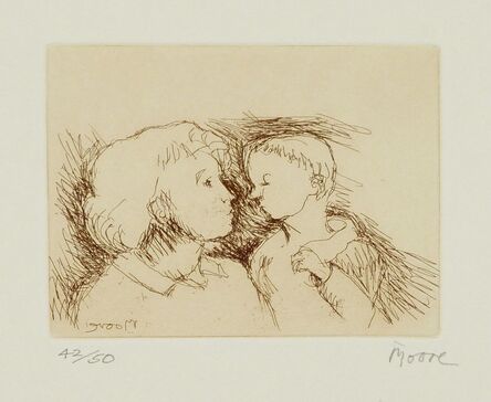 Henry Moore, ‘Mother and Child C [Cramer 711]’, 1984