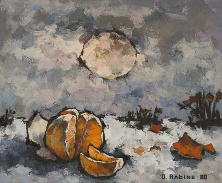Oskar Rabin, ‘Orange Garden in Snow’, 1980