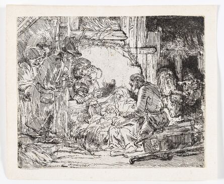 Rembrandt van Rijn, ‘The Adoration of the Shepherds: With the lamp’, 1654