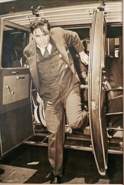 Ben Greenhaus, ‘WENDELL WILLKIE STEPPING OUT OF A CAR’, 1940