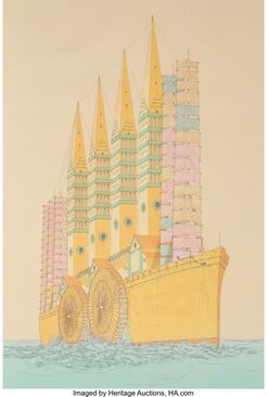 William Richard Crutchfield, ‘Third City of Troy’, 1972