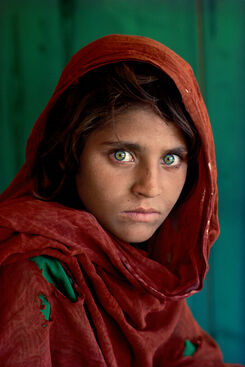 Steve McCurry, ‘Sharbat Gula, Afghan Girl, at Nasir Bagh refugee camp. Peshawar, Pakistan’, 1984
