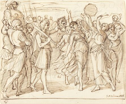 Julius Schnorr von Carolsfeld, ‘The Triumph of David’, 1826